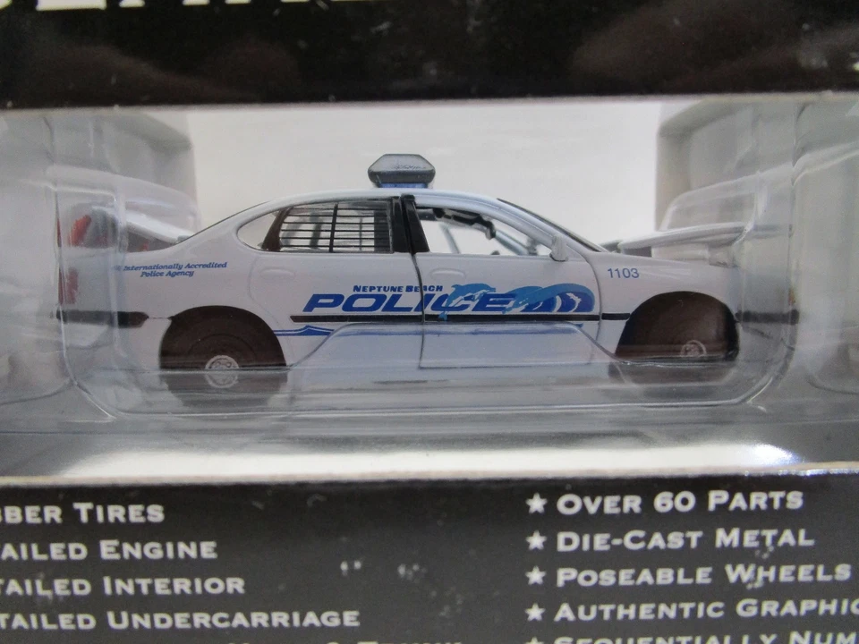 Gearbox Chevy Impala Diecast 1:43 Scale Neptune Beach Florida Police Department - Image 3 of 4