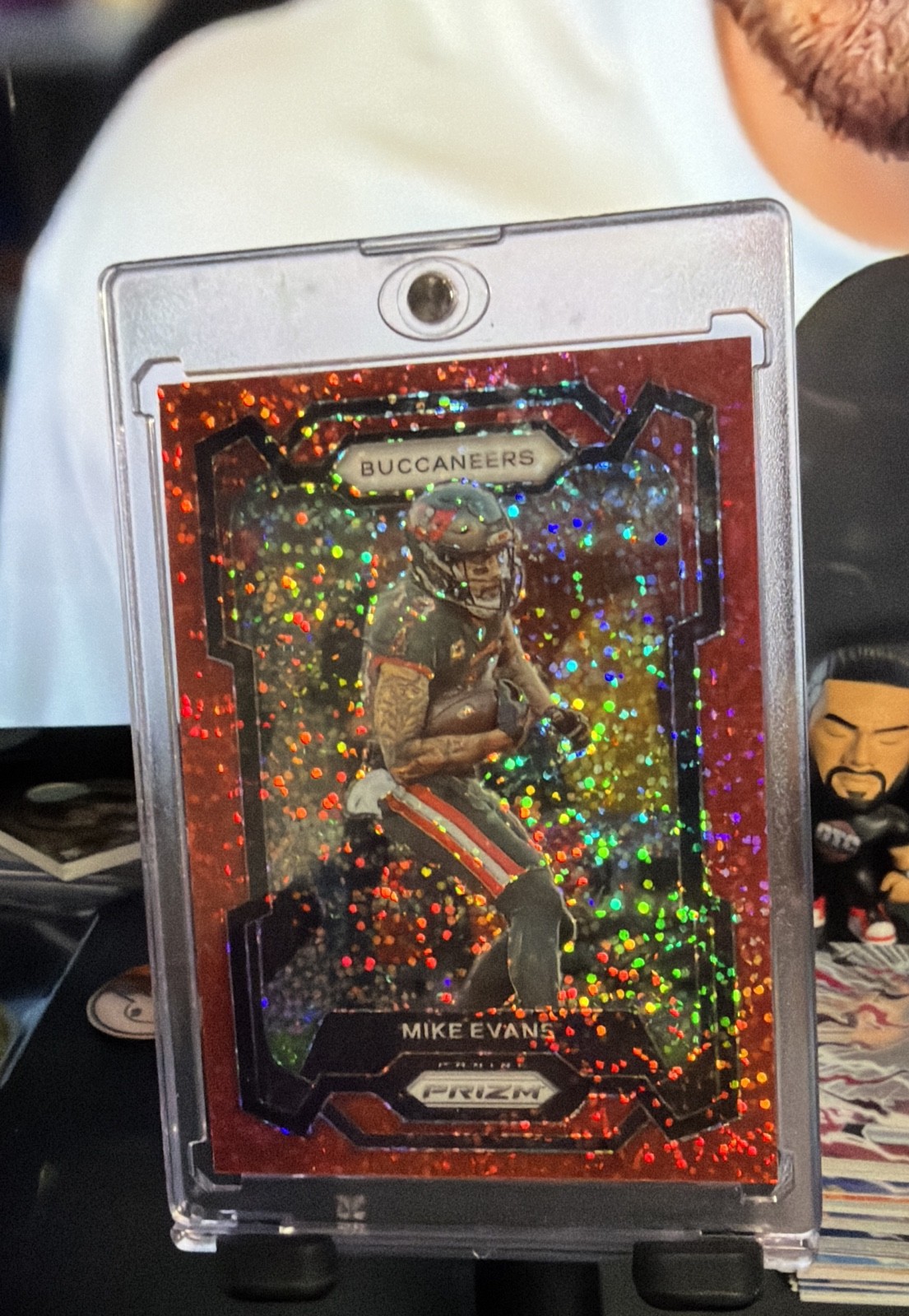 2023 Panini Prizm - Mike Evans #279 Red Sparkle Prizm
