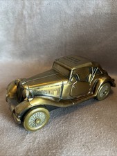 1974 Banthrico Inc. Metal Old Time Car Bank 1953 MG Conv Spring Grove P.A USA