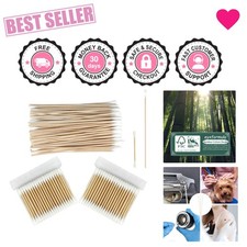 Eco-Friendly 300 Pcs Cotton Swabs: Perfect for Pet Care  Household Cleaning