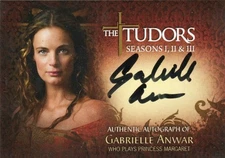 The Tudors Seasons I, II & III Auto TA-GA Gabrielle Anwar as Princess Margaret