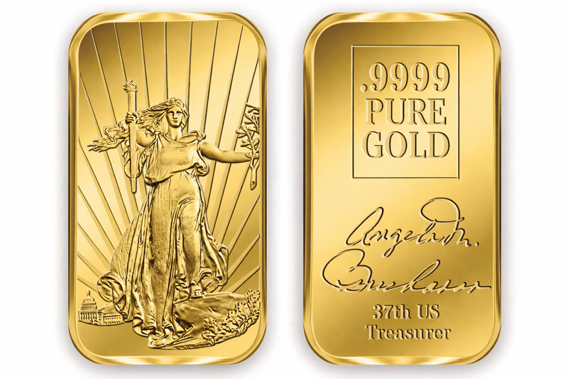 2025 St. Gaudens Gold Bar .9999 Fine Gold Bar – Sealed Bullion