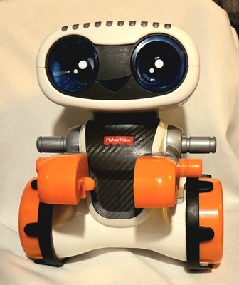 Fisher Price KINDERBOT Code 'n Learn Wheeled Interactive CODE Learning Robot EUC