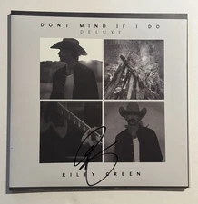RILEY GREEN HAND SIGNED VINYL ALBUM LP RECORD AUTOGRAPHED HOT COUNTRY SINGER COA