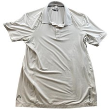 Head Mens Polo Shirt Medium Athleisure Performance Short Sleeve Classic White