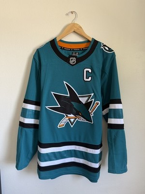 San Jose Sharks Fanatics Home Premium Jersey Men s Size 44 - Blank Name - New