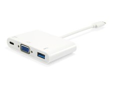 USB-C auf VGA Adapter | Full HD | Power Delivery | equip