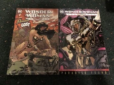 Wonder Woman Paradise Lost And Paradise Found Trade Paperbacks DC Lot Jimenez