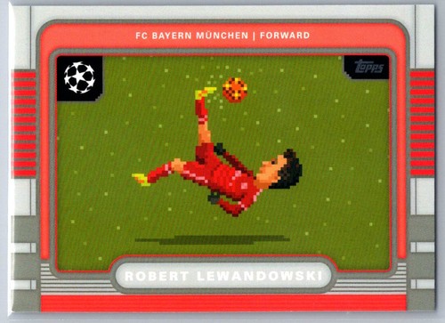 2025-26 Topps UEFA Club Competitions Robert Lewandowski 8-Bit Shots #8B-20