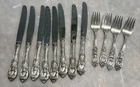 Vintage International Sterling Lot Of 8 Butter knives And 4 Forks Read