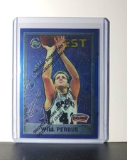 Will Perdue 1995-96 Topps Finest NBA #185 Card San Antonio Spurs