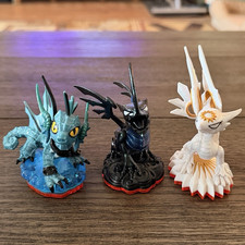 Skylanders Trap Team Spotlight, Echo, Blackout SUPER RARE figure collection