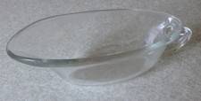 Vintage JAJ PYREX Gravy Boat Clear Glass. Made in England.