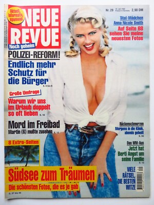 Neue Revue Nr 29/1994, Anna Nicole Smith, Shannen Doherty, Meg Ryan, Chuck Berry