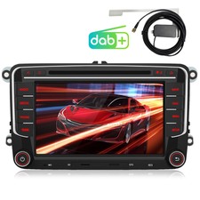 2DIN 7" Autoradio NAVI GPS DVD DAB+ Für VW GOLF PASSAT TIGUAN TOURAN Sharan POLO