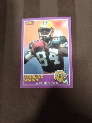 Sterling Sharpe 1989 Score ROOKIE RC #333S Green Bay Packers NM