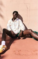 Free People Movement Sprint To The Finish Hoodie Floral Marigold Combo S NWT