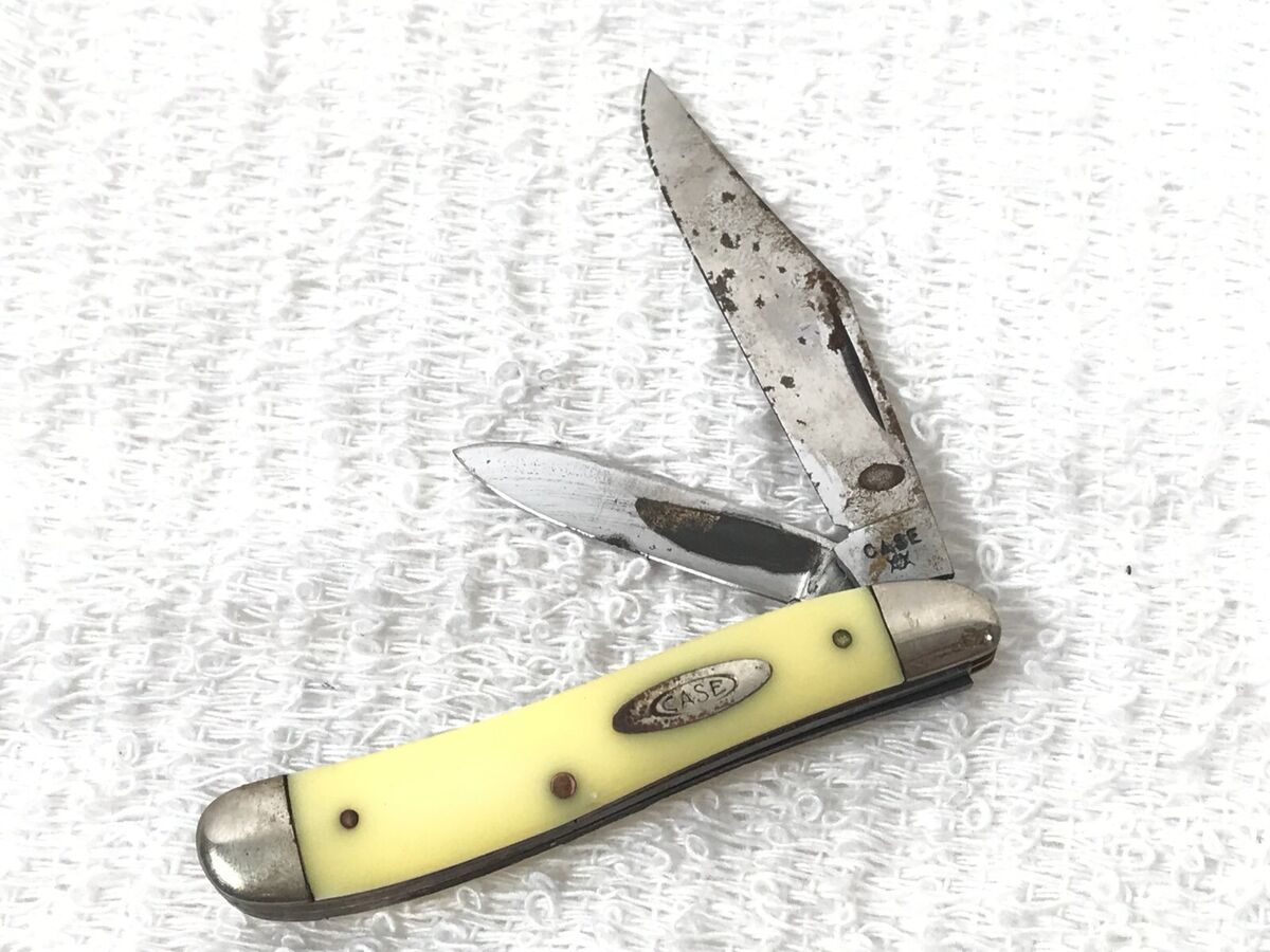 CASE XX KNIFE MADE IN USA 1940-64 NO DOTS #3220 PEANUT CASE XX KNIFE MADE IN USA 1940-64 NO DOTS #3220 PEANUT