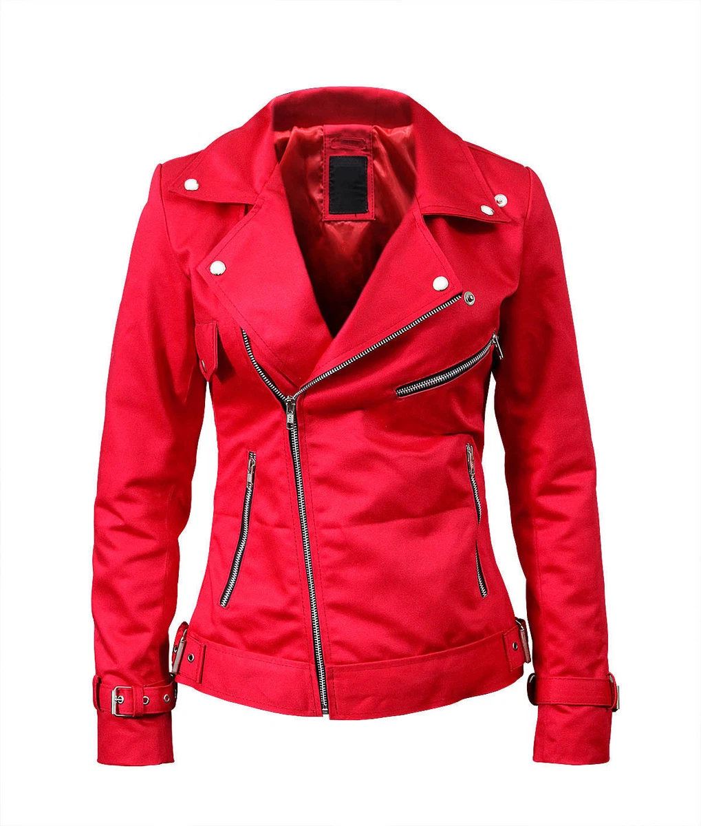 secuestrar artillería Persona a cargo Women&#039;s Riverdale Southside Serpents Cheryl Blossom Red Cotton Jacket  | eBay