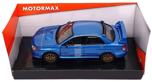 Motor Max 1/24 Scale Diecast 73330 - Subaru Impreza WRX STi - Blue - Picture 4 of 5