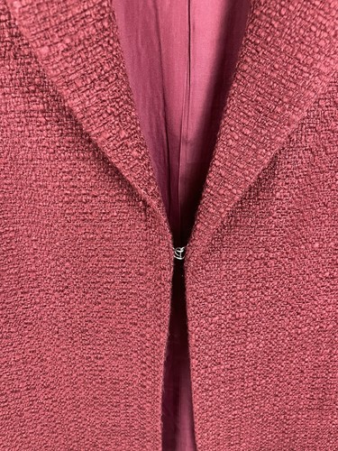 COLDWATER CREEK Petite Mujer Chaqueta Cuello Arándano Chaleco Talla 14P - Imagen 5 de 11