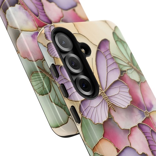 Pastel Butterfly Phone Case, Spring Floral Phone Cover, 3D Design | X72 - 第 170/272 張圖片