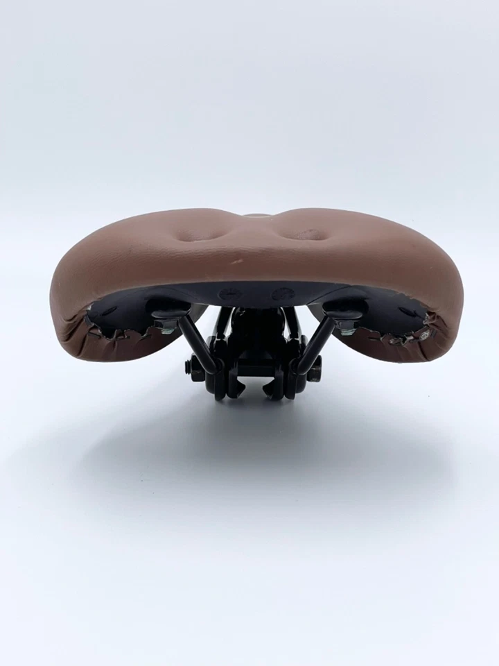 CIONLLI темно-коричневый ретро 2 заклепки дизайн седло/сиденье PU кожаный - Быстрая доставка! - Изображение 4 из 4