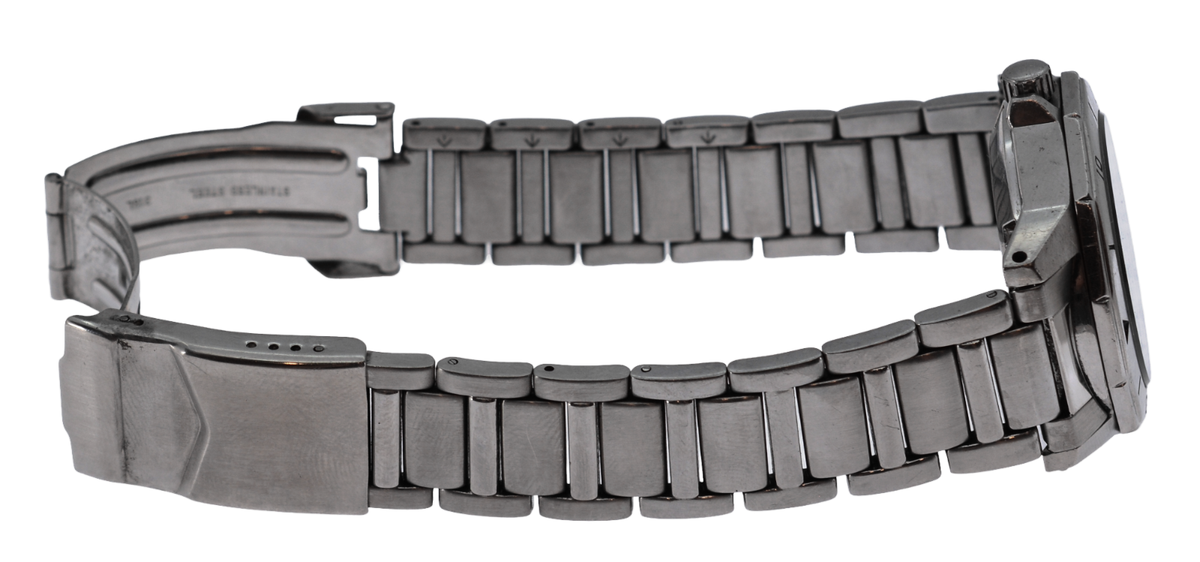 Edox Men's 40mm Pro-Delfin Rare Red Dial Stainless Steel Watch