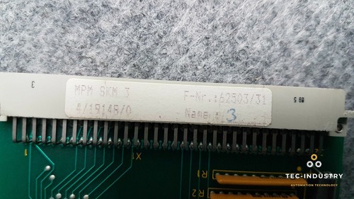 WINDSOR TECHNOLOGIES MPM SKM 3 I 4/19148/0 I Tarjeta de memoria I 4/19187/0-001 - Imagen 2 de 9