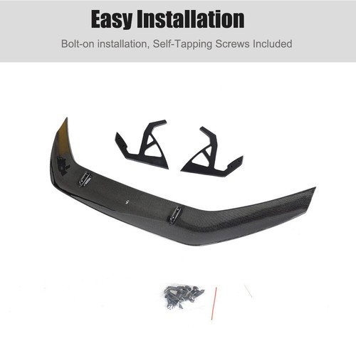 For BMW G80 M3 G82 M4 2021-2024 Real Carbon Rear Trunk Spoiler Highkick Wing Lip - Picture 9 of 12