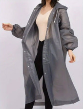 Regenmantel mit Kapuze für Damen / Herren , wasserdichte Regenbekleidung