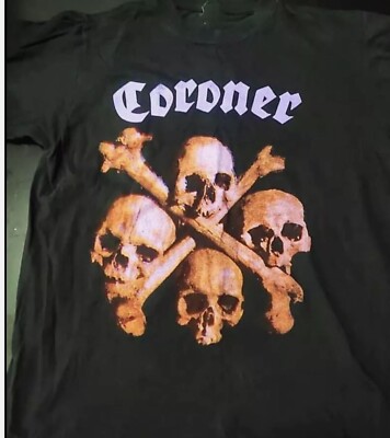 Coroner Band Member Black T Shirt Full Size S-5XL