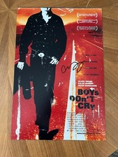 * CHLOE SEVIGNY * signed 12x18 poster * BOYS DONT CRY * COA * 1 * CHLOE SEVIGNY * signed 12x18 poster * BOYS DONT CRY * COA * 1
