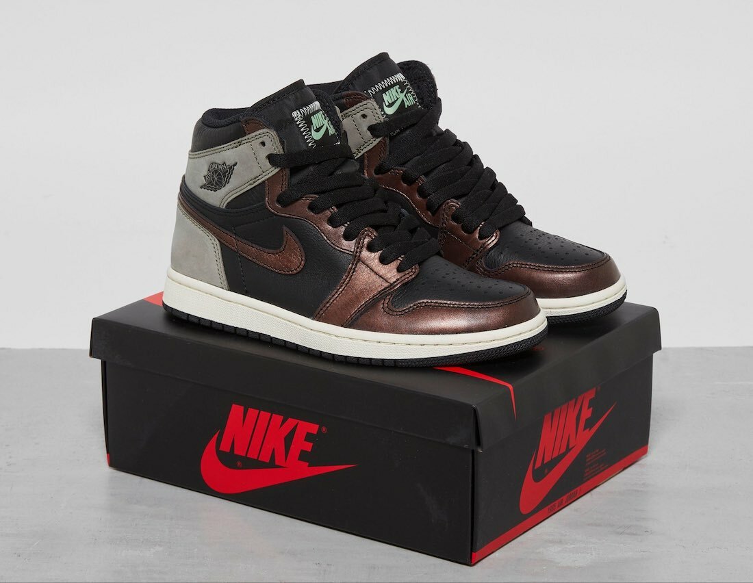 2021 Nike Air Jordan 1 Retro High Rust Shadow Brown Patina 555088-033 | eBay