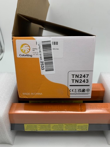 Toner für Brother TN-247 TN243 NEU Ungeöffnet Color King 2 Stk schwarz Black - Bild 5 von 7