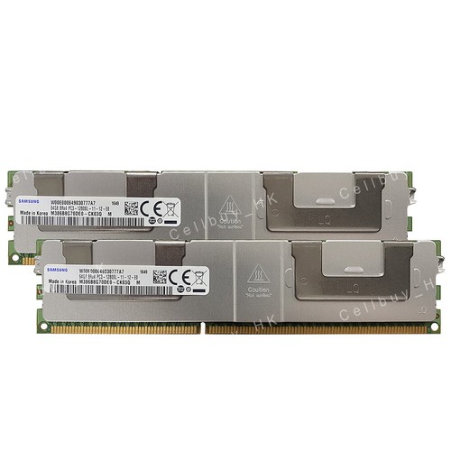 Samsung 128GB 2x64GB PC3-12800L DDR3-1600Mhz LRDIMM Server Memory For X9DR3-F - Picture 1 of 5