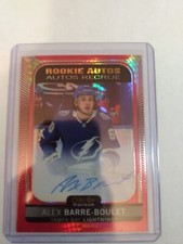 2021-22 O-Pee-Chee Platinum Red Prism /60 Alex Barre-Boulet #R-AB Rookie Auto RC