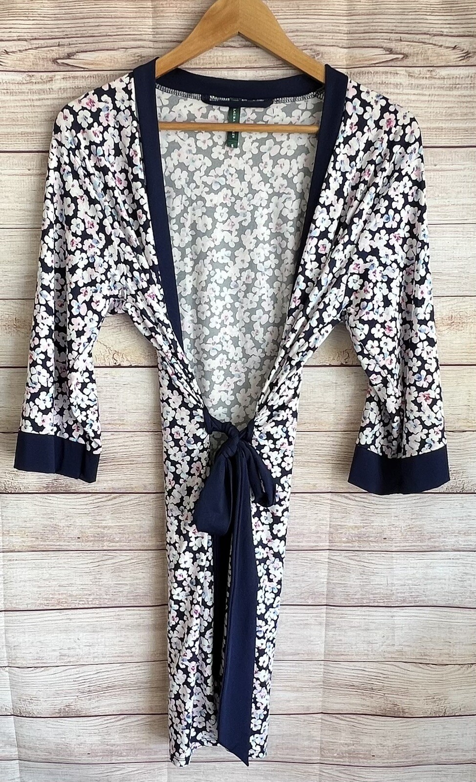 Laura Ashley Floral Blossom Robe Attached Belt Women’… Gem