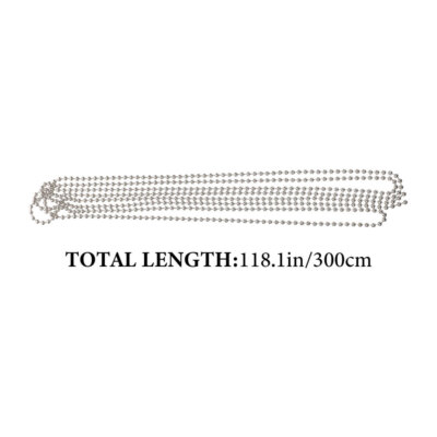 10m White Plastic Roller Blind Chain With 30 Connectors – Replacement Bead Cord For Curtains & Blinds 10m White Plastic Roller Blind Chain With 30 Connectors – Replacement Bead Cord For Curtains & Blinds