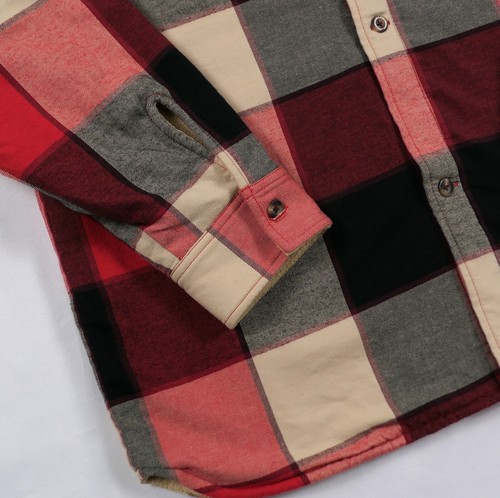 NEW! LEVI'S Gold Tab Plaid Jackson Flannel Worker Shirt Jacket Big E Men's M - Picture 5 of 10