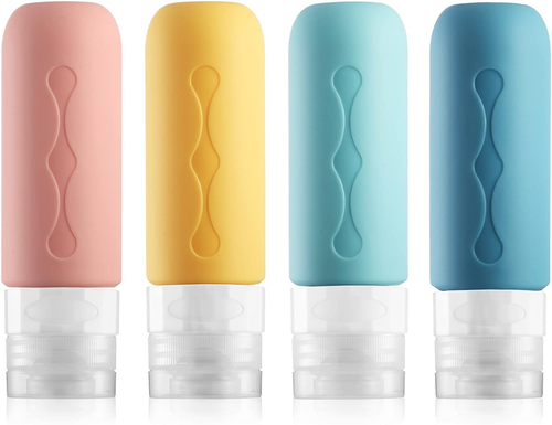 Pack of 4 Silicone Travel Bottles 90 Ml,Tsa Approved Bottles Set,Leak-Proof Cont - Picture 12 of 12