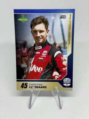 2025 Parkside Indycar #11 Christian Lundgaard Blue Foil /99 - Rahal Letterman