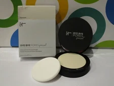 IT COSMETICS ~ BYE BYE PORES PRESSED POWDER ~ TRANSLUCENT ~ 0.31 OZ