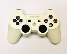 Sony Playstation 3 PS3 Sixaxis DualShock 3 Controller WHITE OEM TESTED