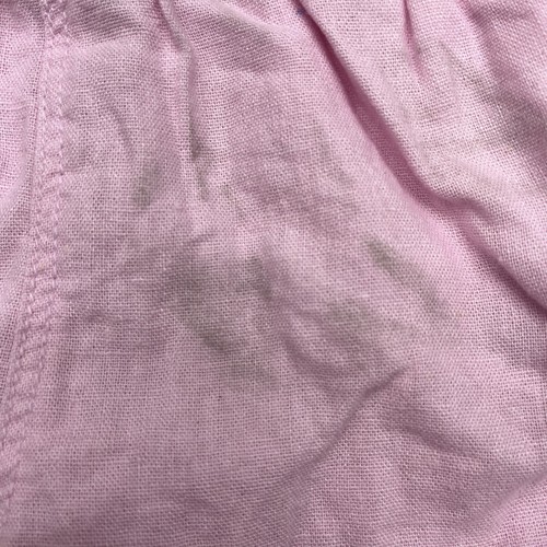 Old Navy Pink Linen Blend Short Functional Drawstring Girls Size 4T DEFECTS - Picture 6 of 11