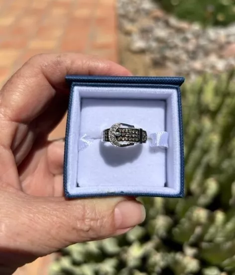 Ss 925 ring with cheap diamonds
