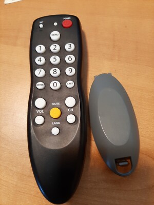 OEM Comcast RC2392102/01B Remote Control black used has back cable, TV