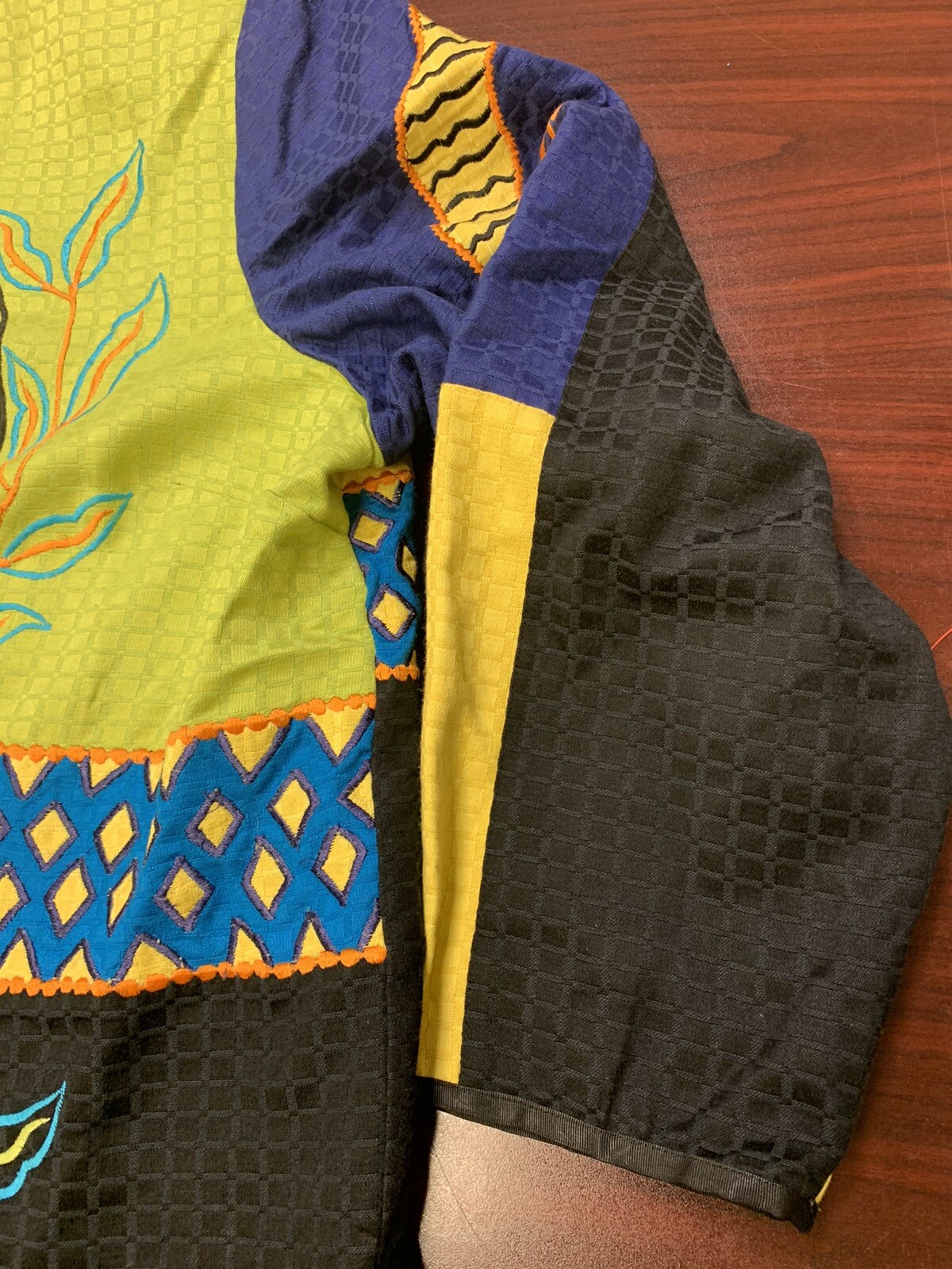 Vintage Maggie Barnes Patchwork Jacket Women’s 3X… - image 6