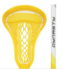 Brine Dynasty Warp Next Women's Complete Lacrosse Stick - Metal Shaft- Yellow