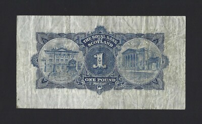 1835年 銅版画21点完品 Scott and Scotland アンティーク SCOTLAND 1 Pound 1930, Royal Bank of Scotland, P-321 Scarce Hand